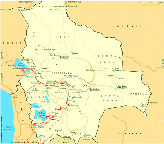 Bolivia Route