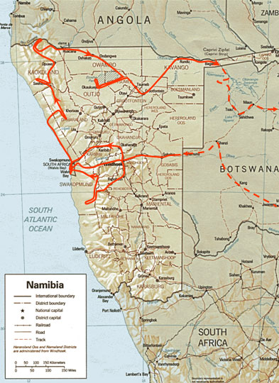 itinéraire de l'Afrique du Sud