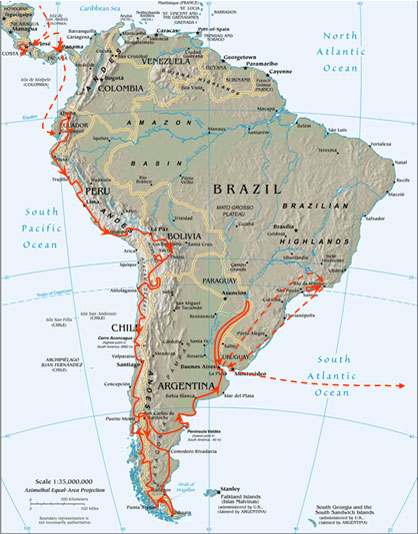South America Route